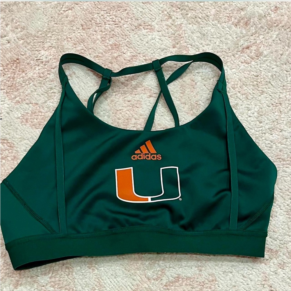University of Miami sports bra